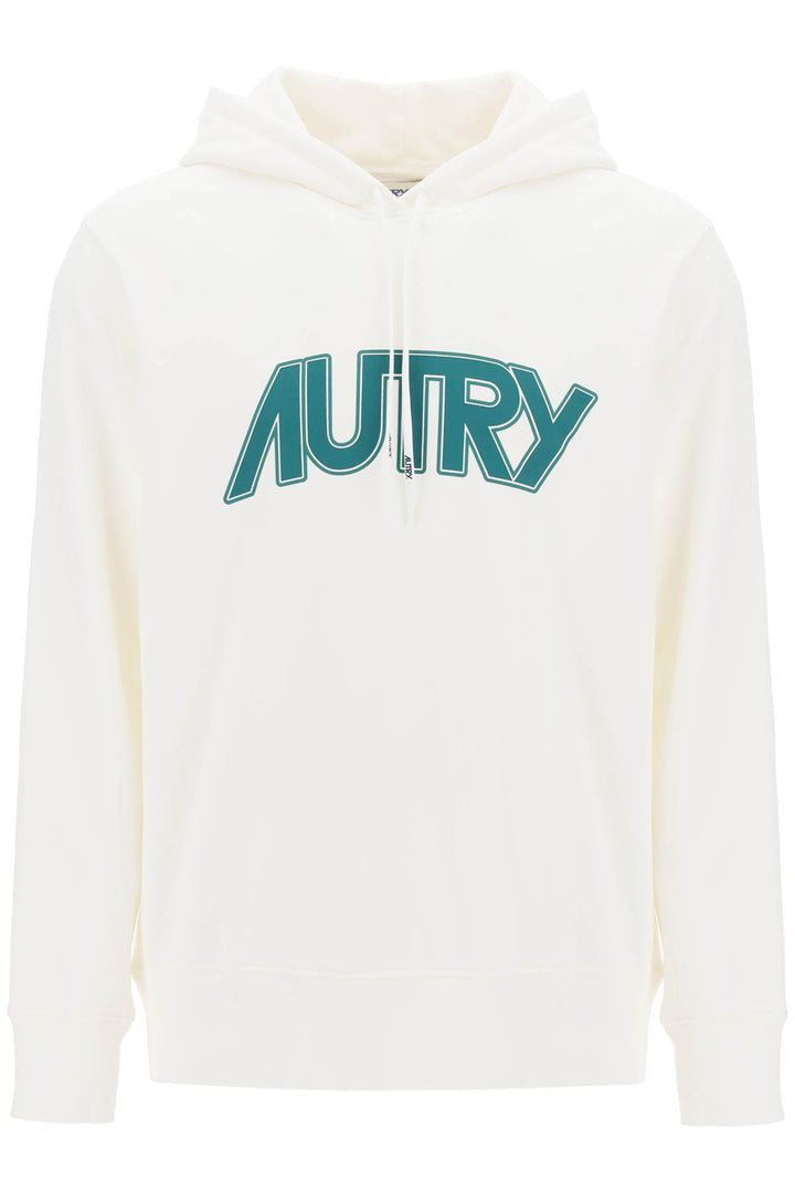 Hoodie With Maxi Logo Print - Autry - Men