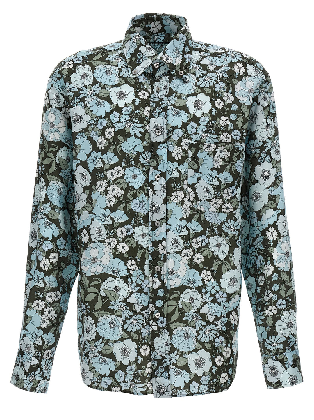 Floral Print Shirt Shirt, Blouse Multicolor