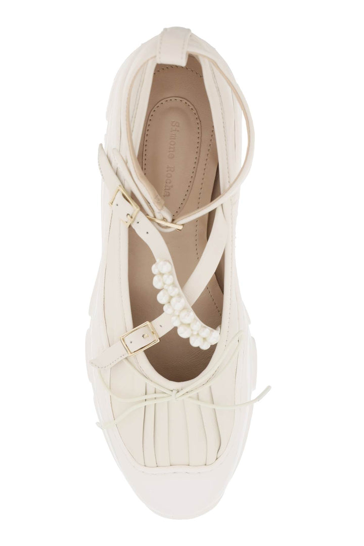 Leather Trek Ballet Flats - Simone Rocha - Women