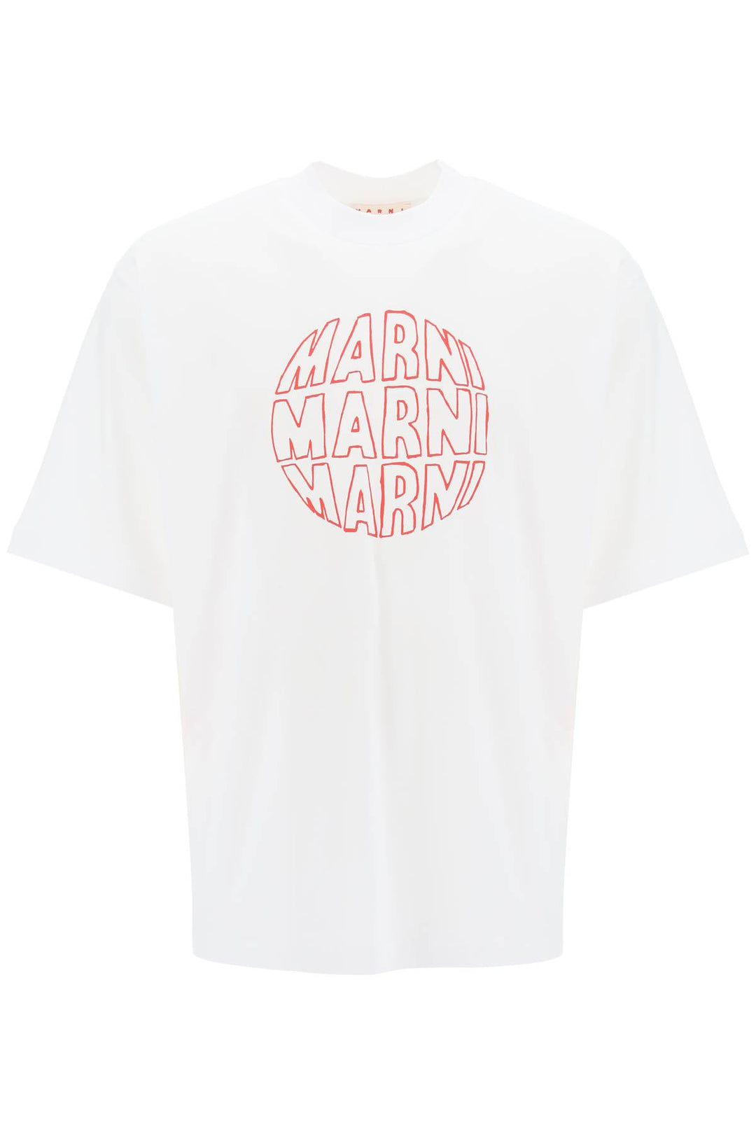 Outline Print T Shirt - Marni - Men