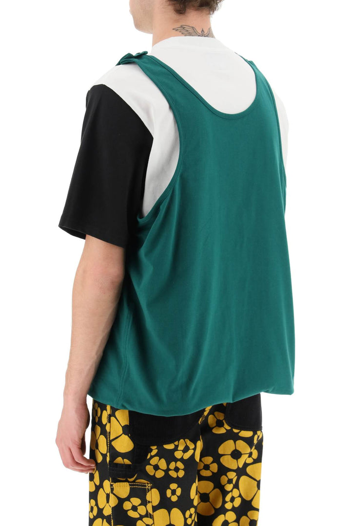 T Shirt With Sewn In Tank Top - Marni X Carhartt - Men