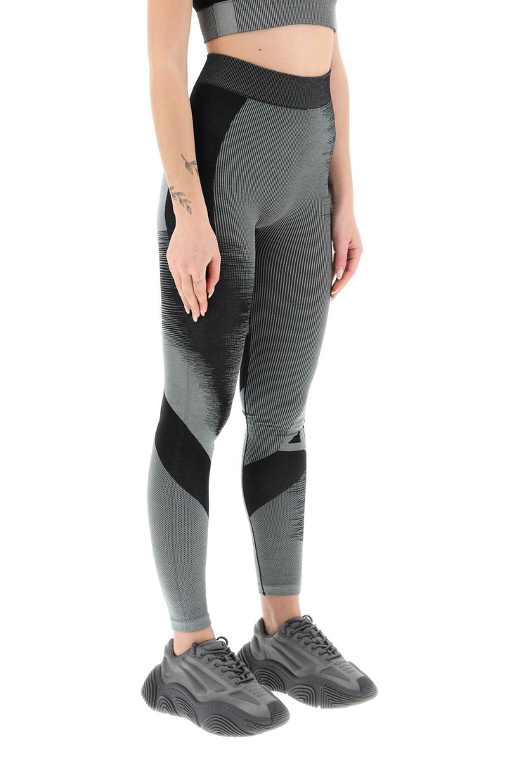 Two Tone Knit Leggings - Y-3 - Women