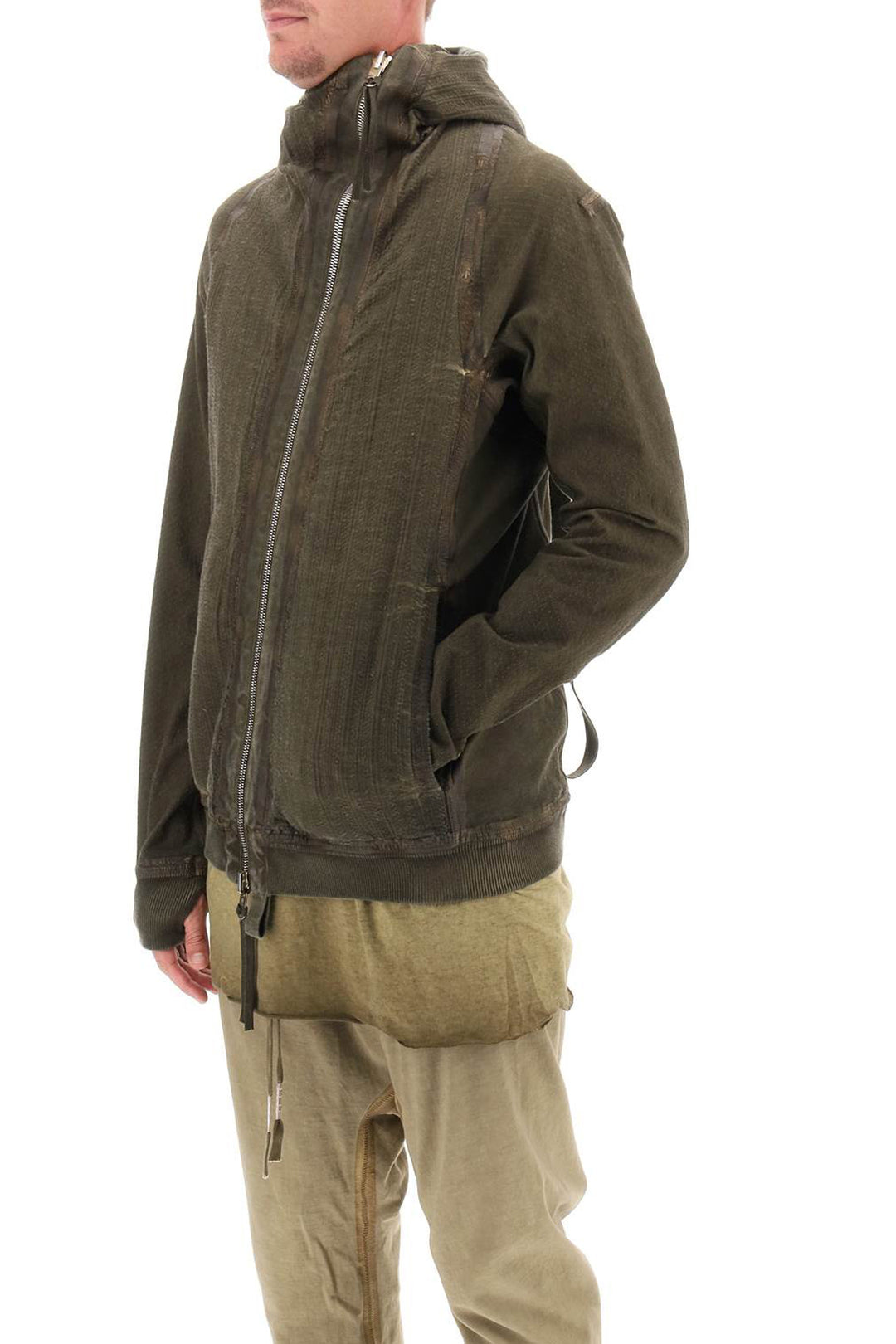 Reversible Jacket In Resin Dyed Cotton - Boris Bidjan Saberi - Men