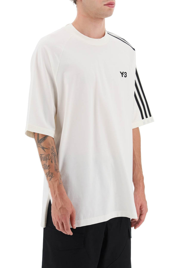 3 Stripes Crew Neck T Shirt - Y-3 - Men