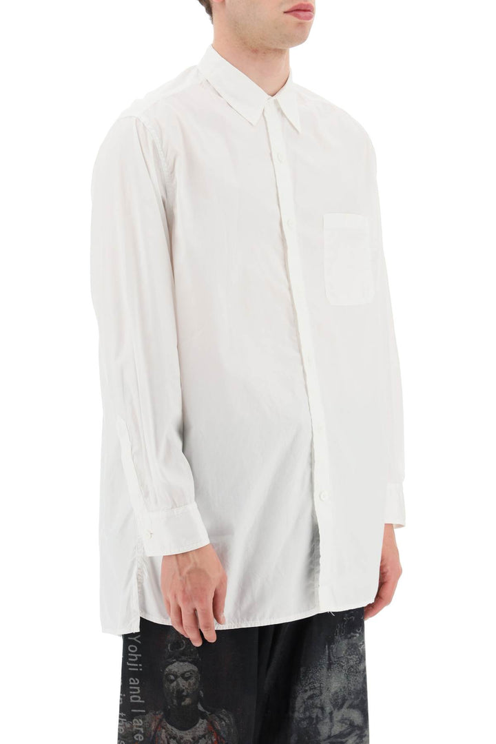 Classic Cotton Shirt With Pocket - Yohji Yamamoto - Men