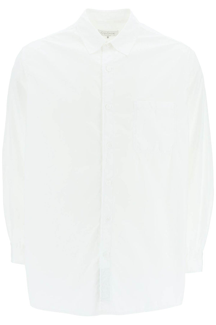 Classic Cotton Shirt With Pocket - Yohji Yamamoto - Men