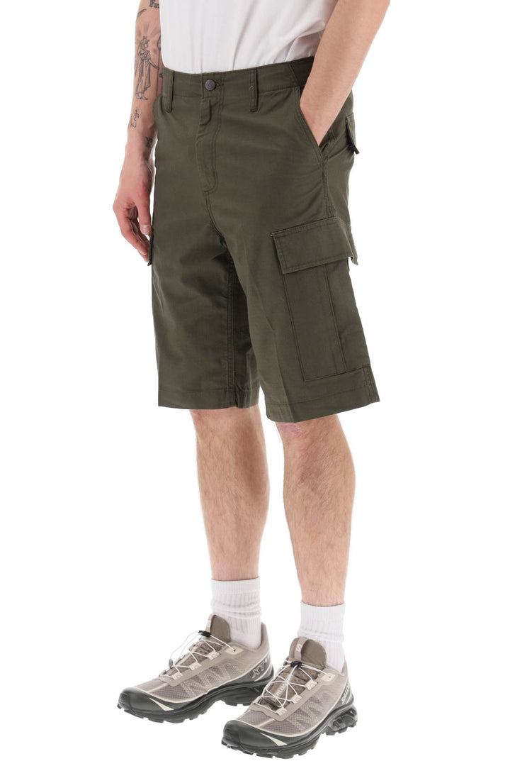 Regular Cargo Shorts In Ripstop Cotton - Carhartt Wip - Men