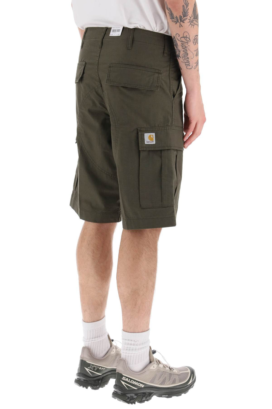 Regular Cargo Shorts In Ripstop Cotton - Carhartt Wip - Men