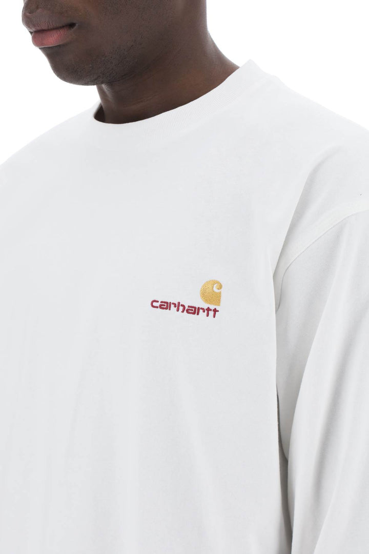 T Shirt A Maniche Lunghe American Script - Carhartt Wip - Men