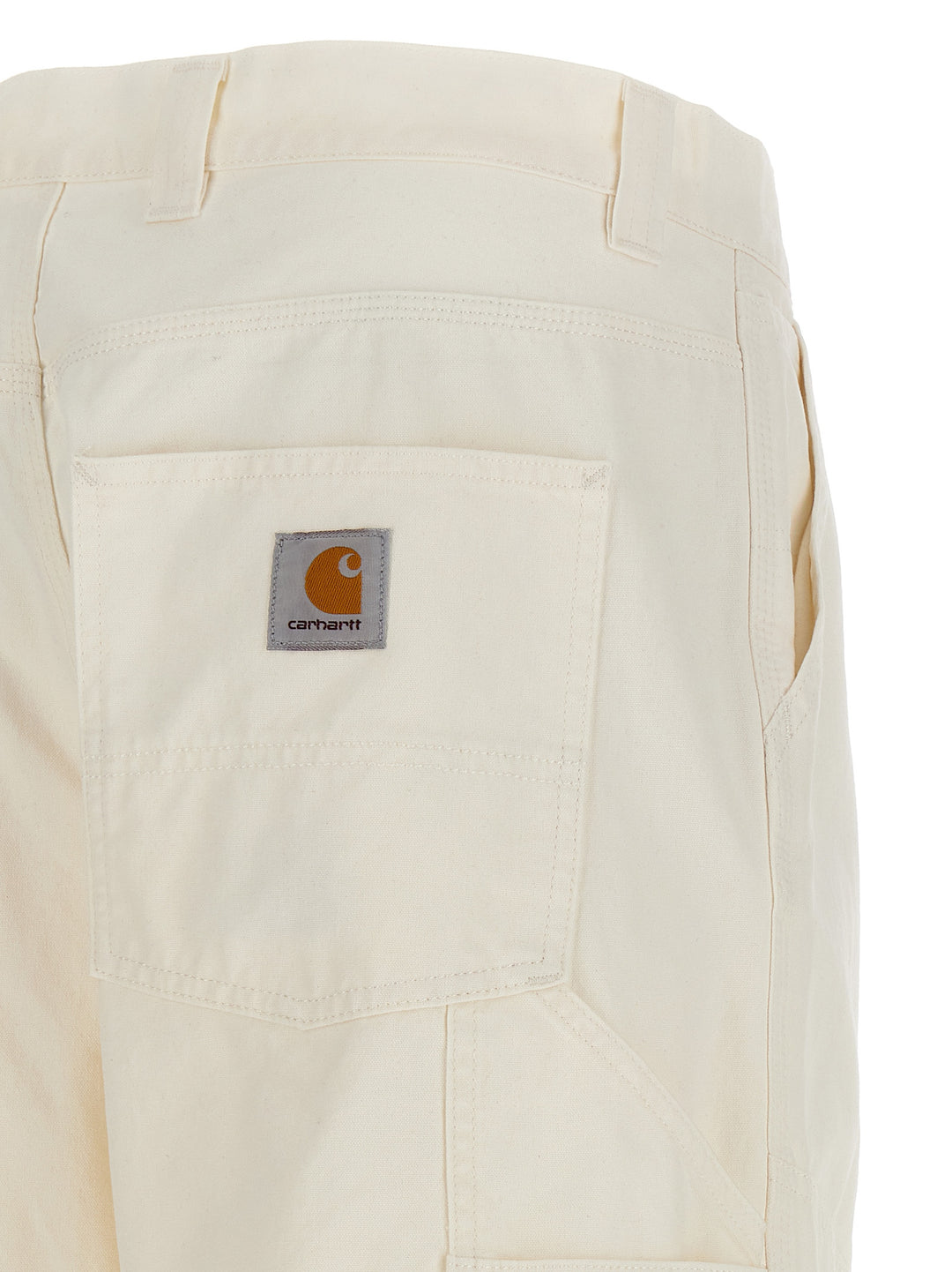 Wide Panel Jeans White