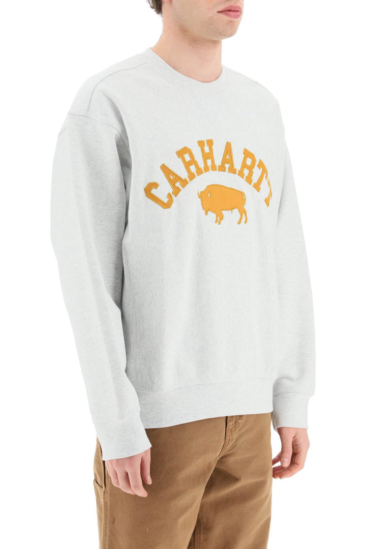 Crewneck Sweatshirt Featuring Maxi Embroidered Logo - Carhartt Wip - Men