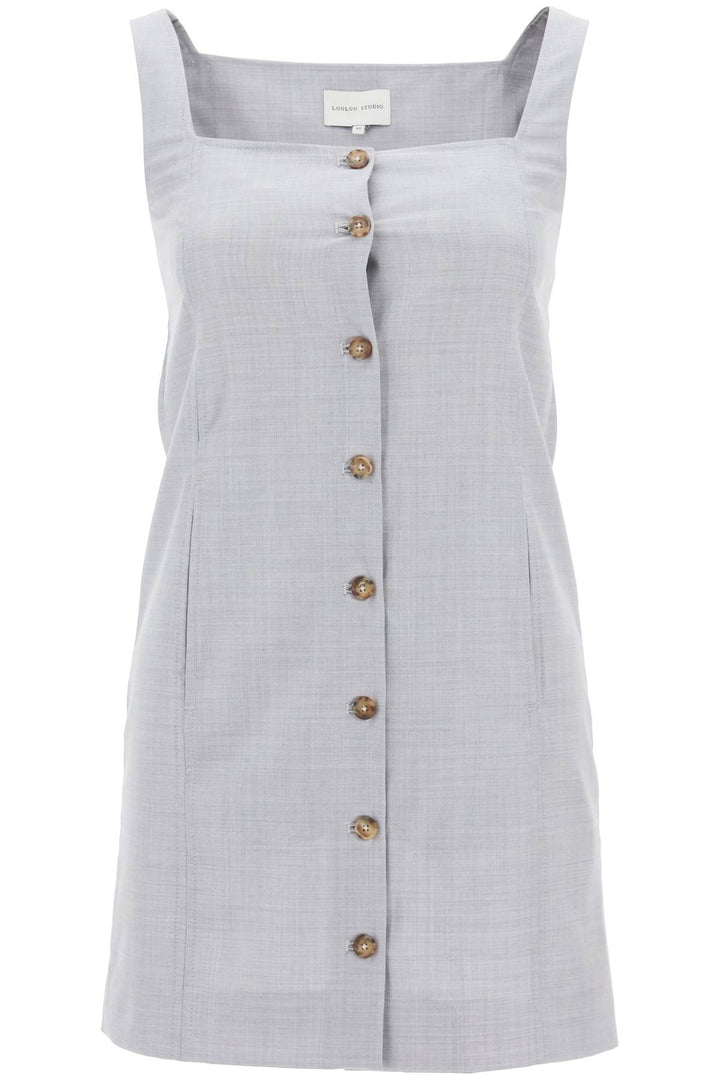 Buttoned Pinafore Dress - Loulou Studio - Women