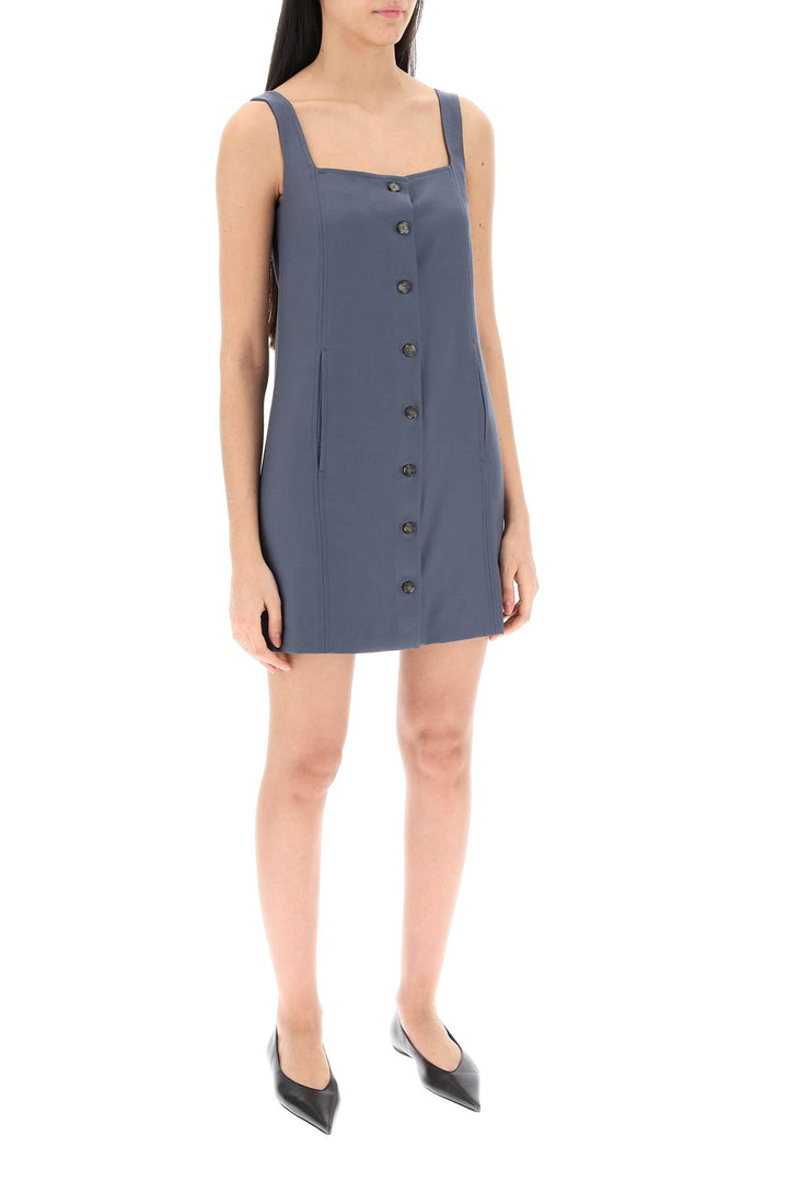 Buttoned Pinafore Dress - Loulou Studio - Women