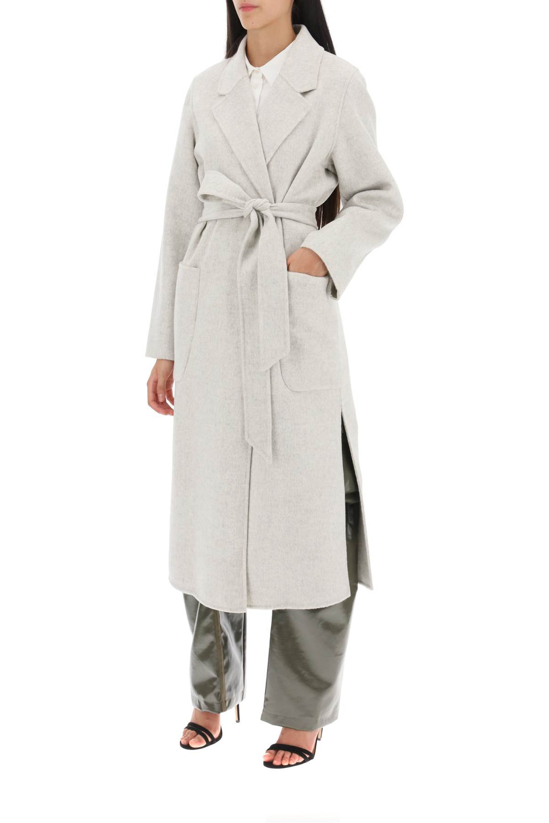 Celia Wrap Coat - Ivy Oak - Women