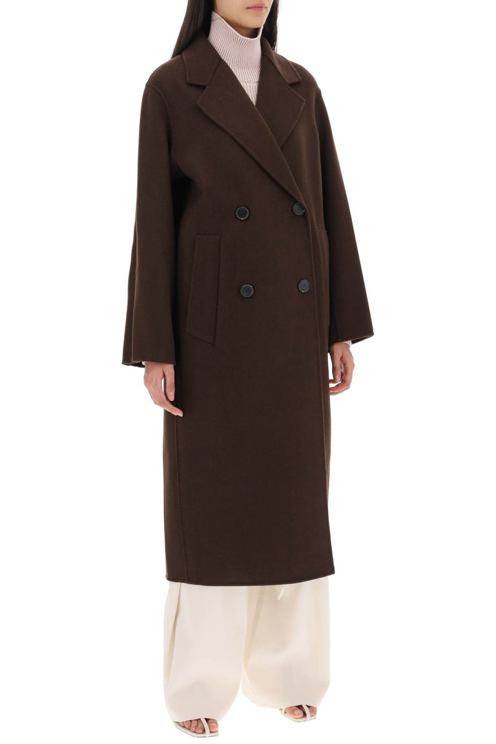 Clara Double Breasted Wool Coat - Ivy Oak - Women