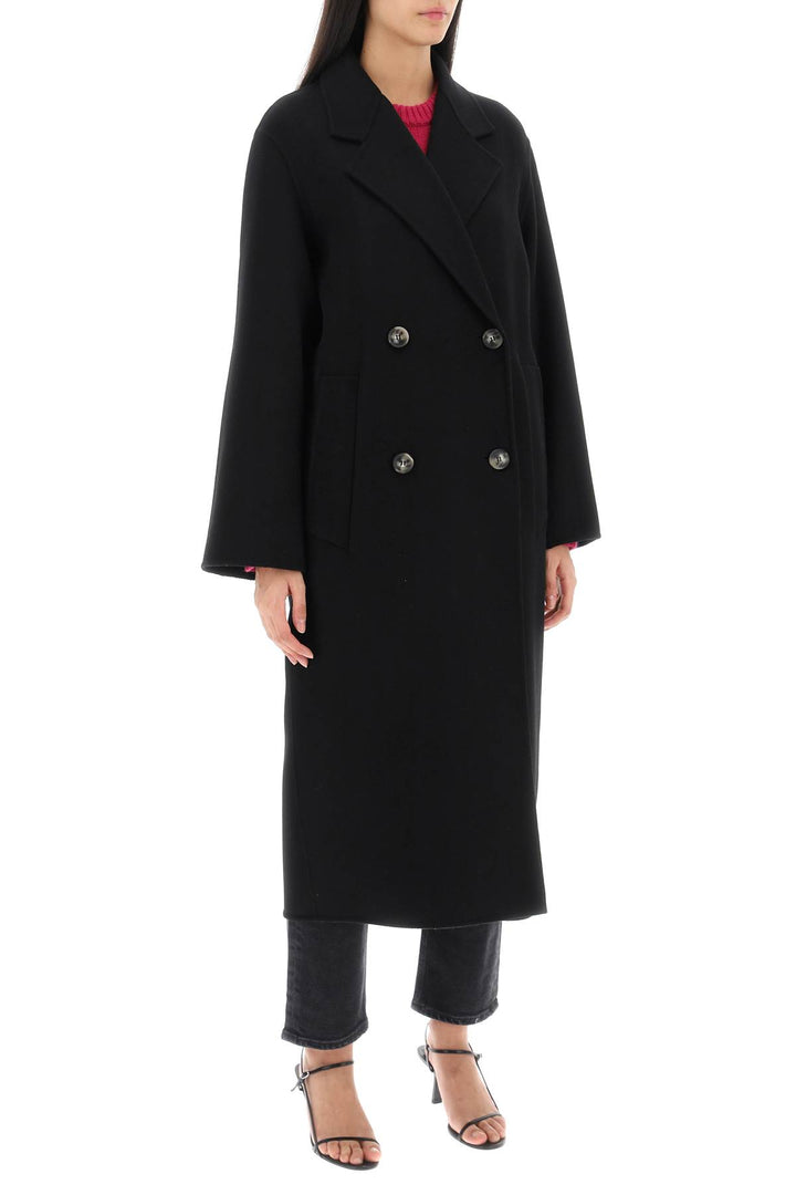 Clara Double Breasted Wool Coat - Ivy Oak - Women