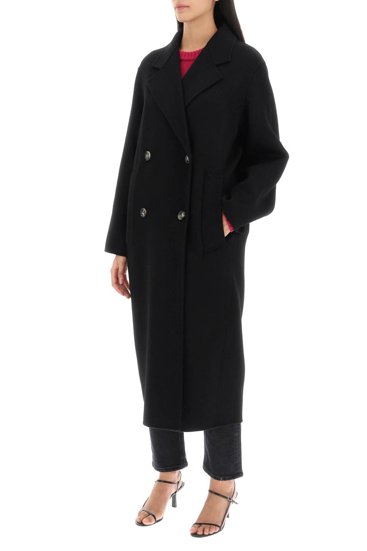 Clara Double Breasted Wool Coat - Ivy Oak - Women