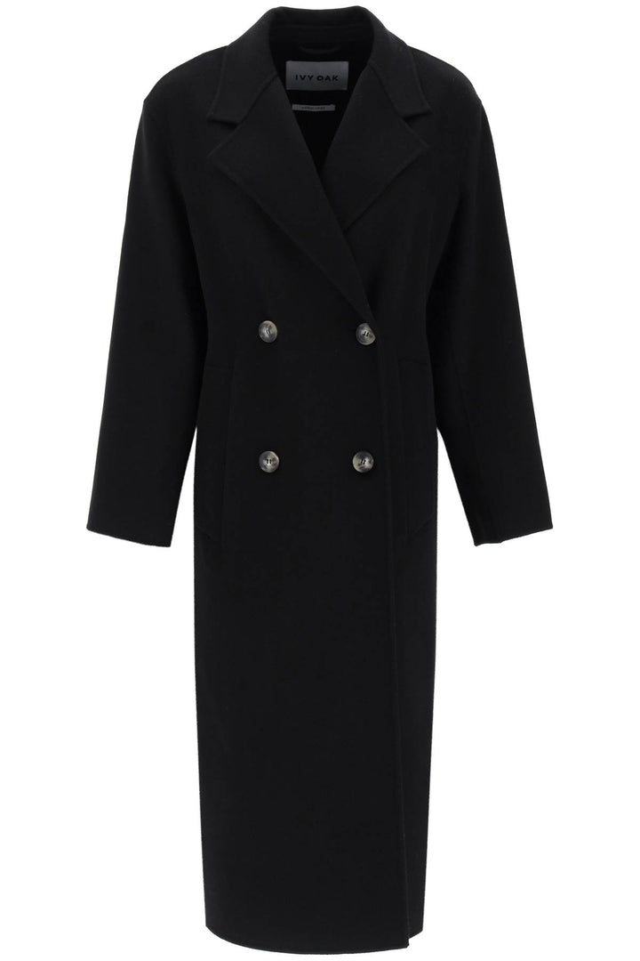 Clara Double Breasted Wool Coat - Ivy Oak - Women