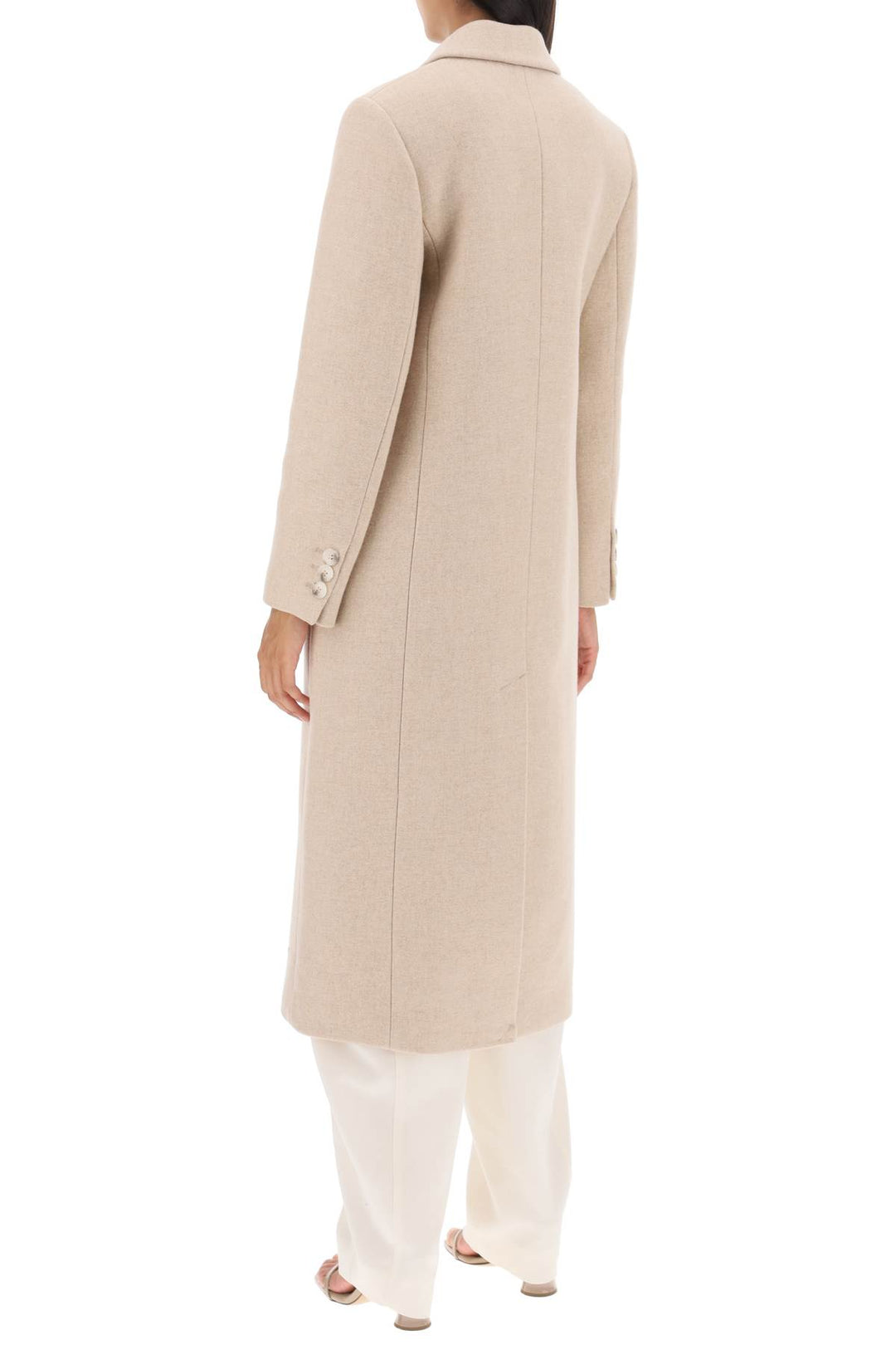 Cayenne Double Breasted Wool Coat - Ivy Oak - Women