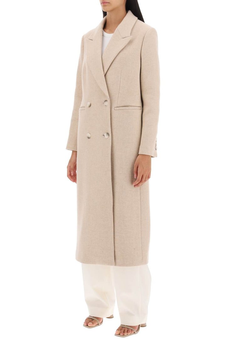 Cayenne Double Breasted Wool Coat - Ivy Oak - Women