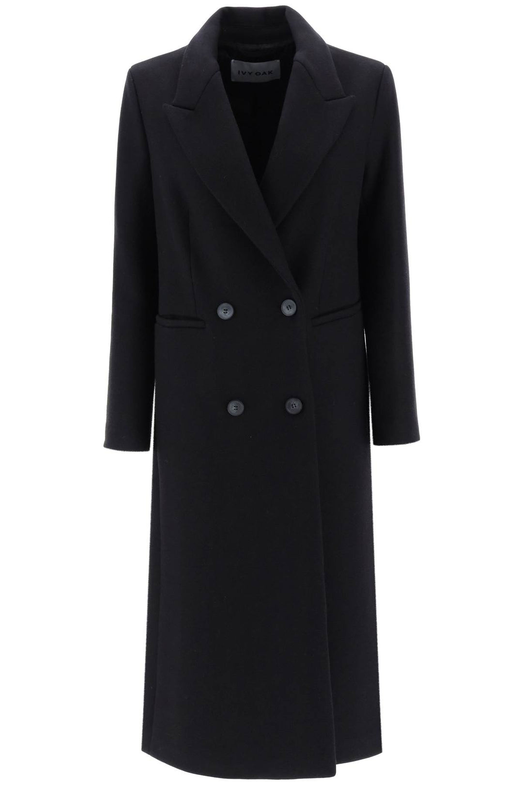 Cayenne Double Breasted Wool Coat - Ivy Oak - Women