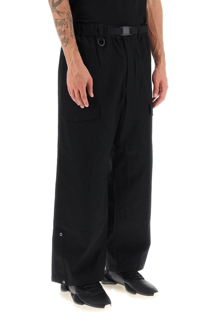 Wide Leg Workwear Pants - Y-3 - Men