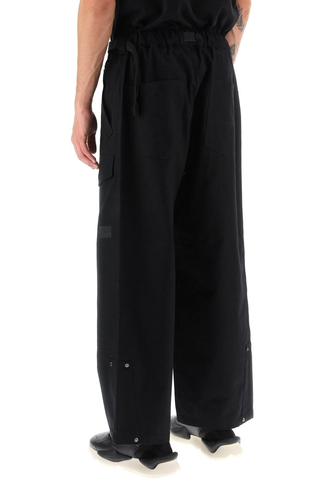 Wide Leg Workwear Pants - Y-3 - Men