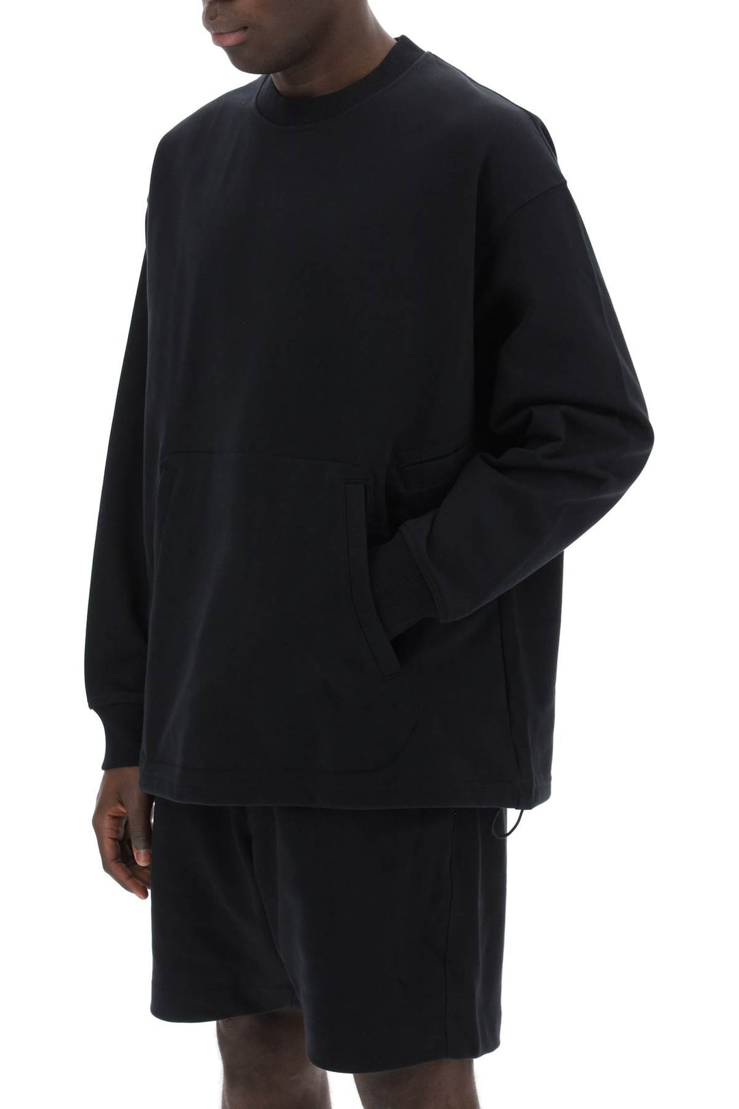 Felpa Oversize In Misto Cotone - Y-3 - Men