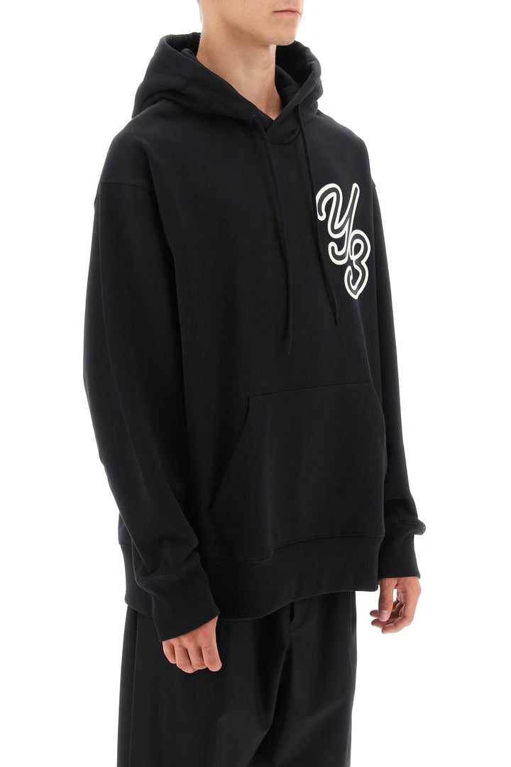 Hoodie With Logo Print - Y-3 - Men