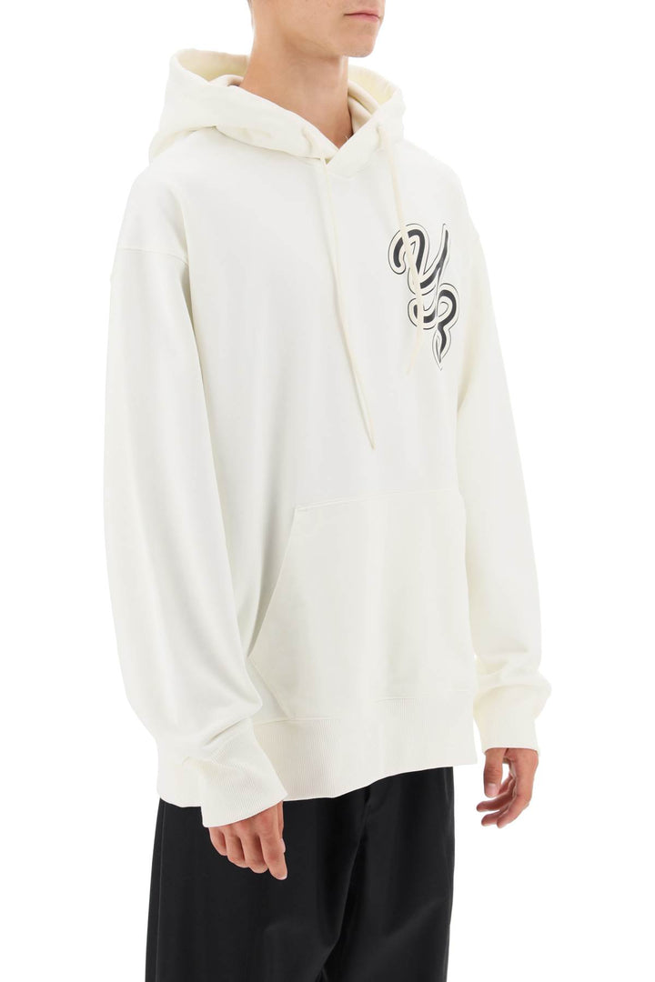 Hoodie With Logo Print - Y-3 - Men