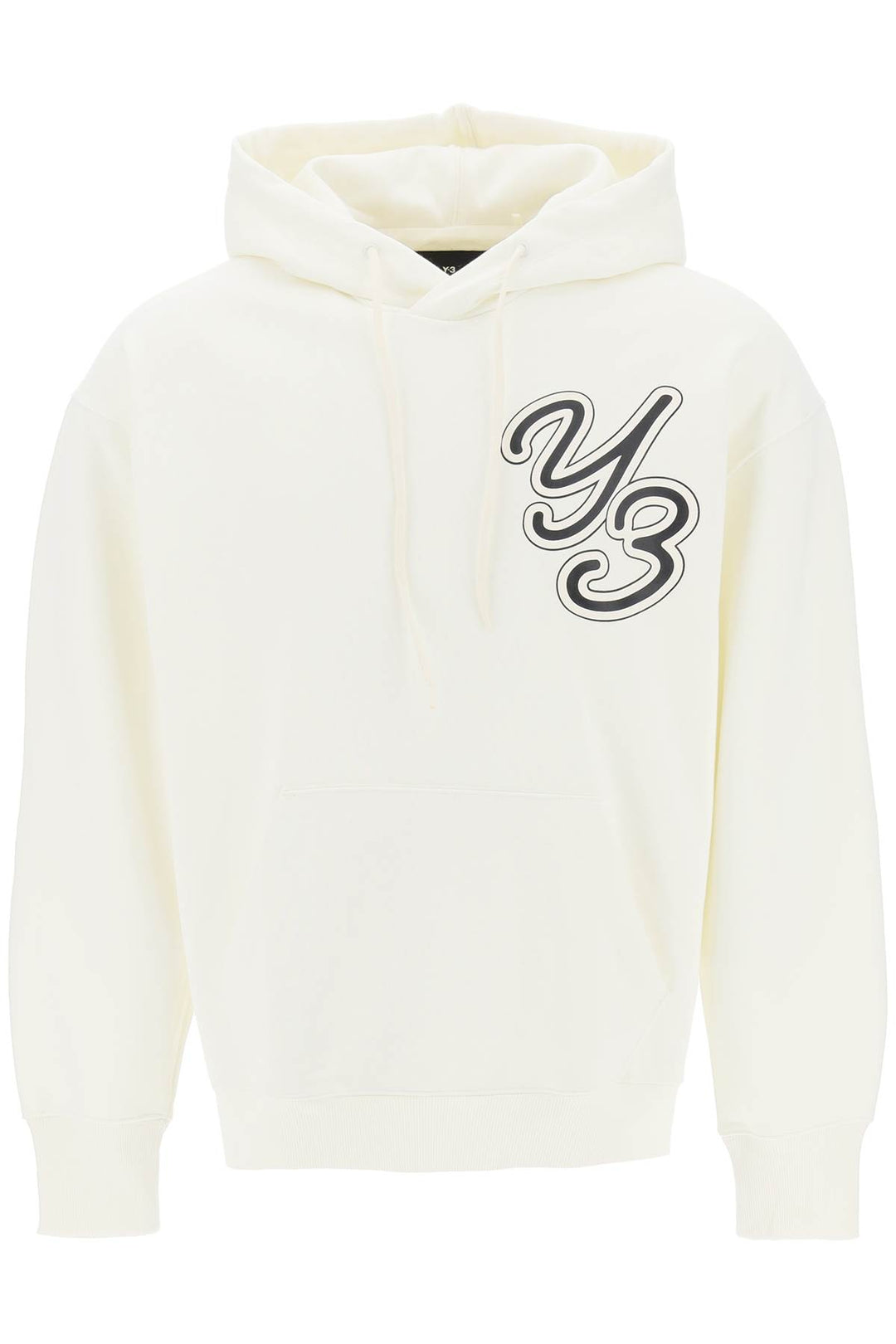 Hoodie With Logo Print - Y-3 - Men