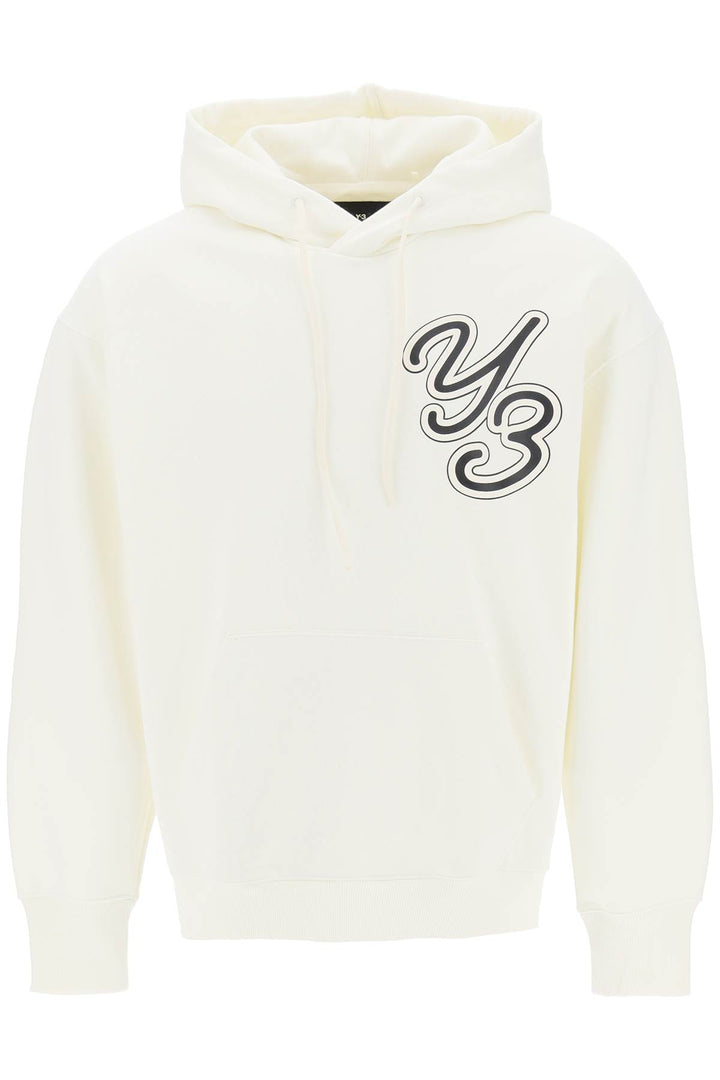 Hoodie With Logo Print - Y-3 - Men