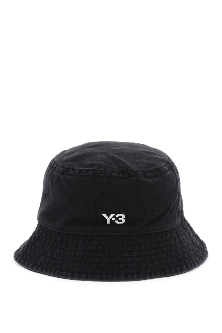 Cappello Bucket In Twill Slavato - Y-3 - Men