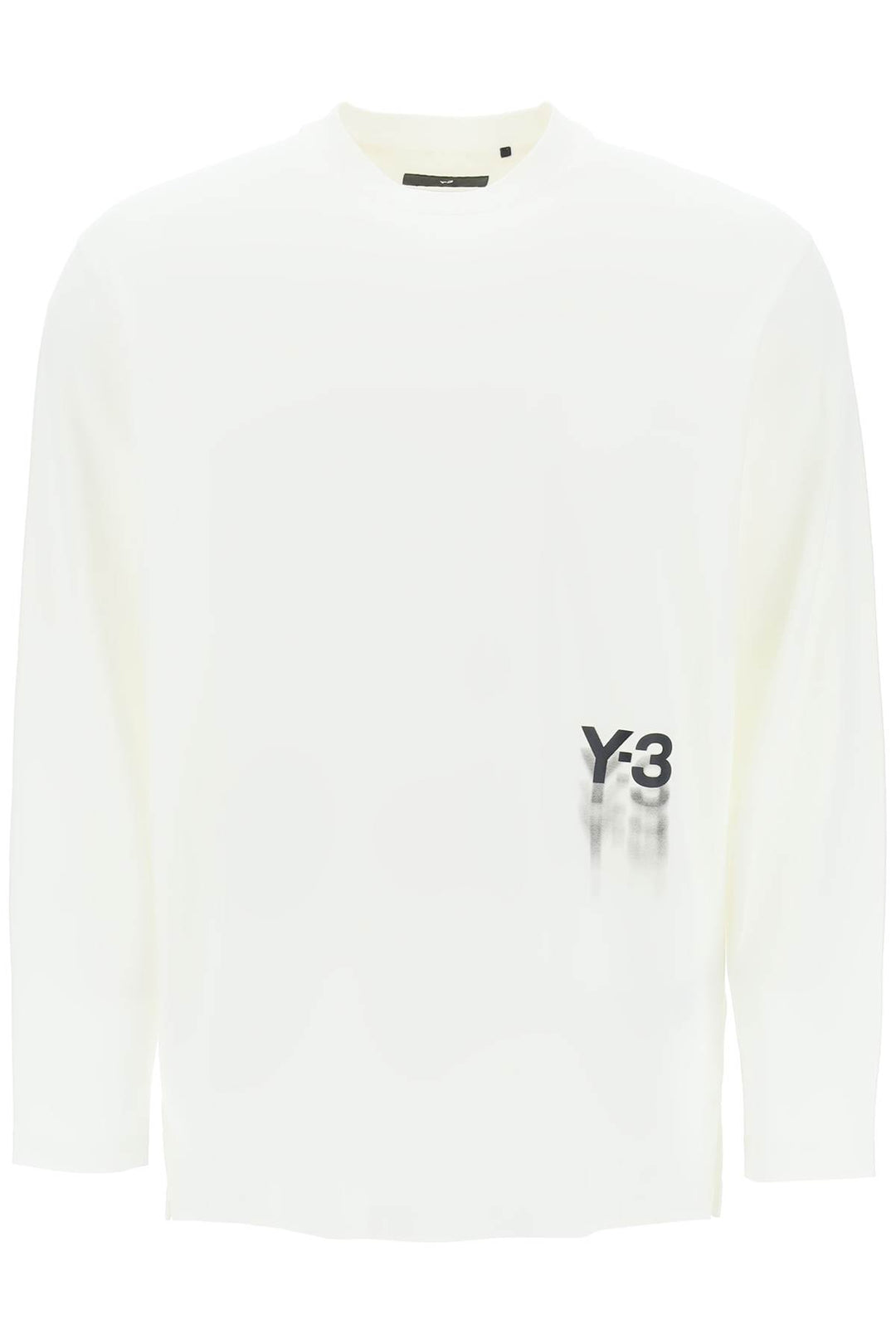 Long Sleeved T Shirt With Logo Print - Y-3 - Men