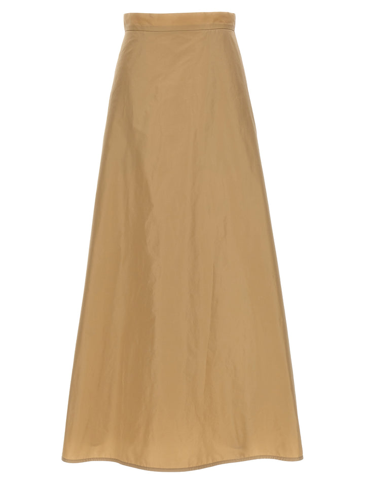Jil Sander Long Flared Skirt Skirts - Beige | 036f1ea5b6367ee5dcb5263ffe93b9506abb1e8c