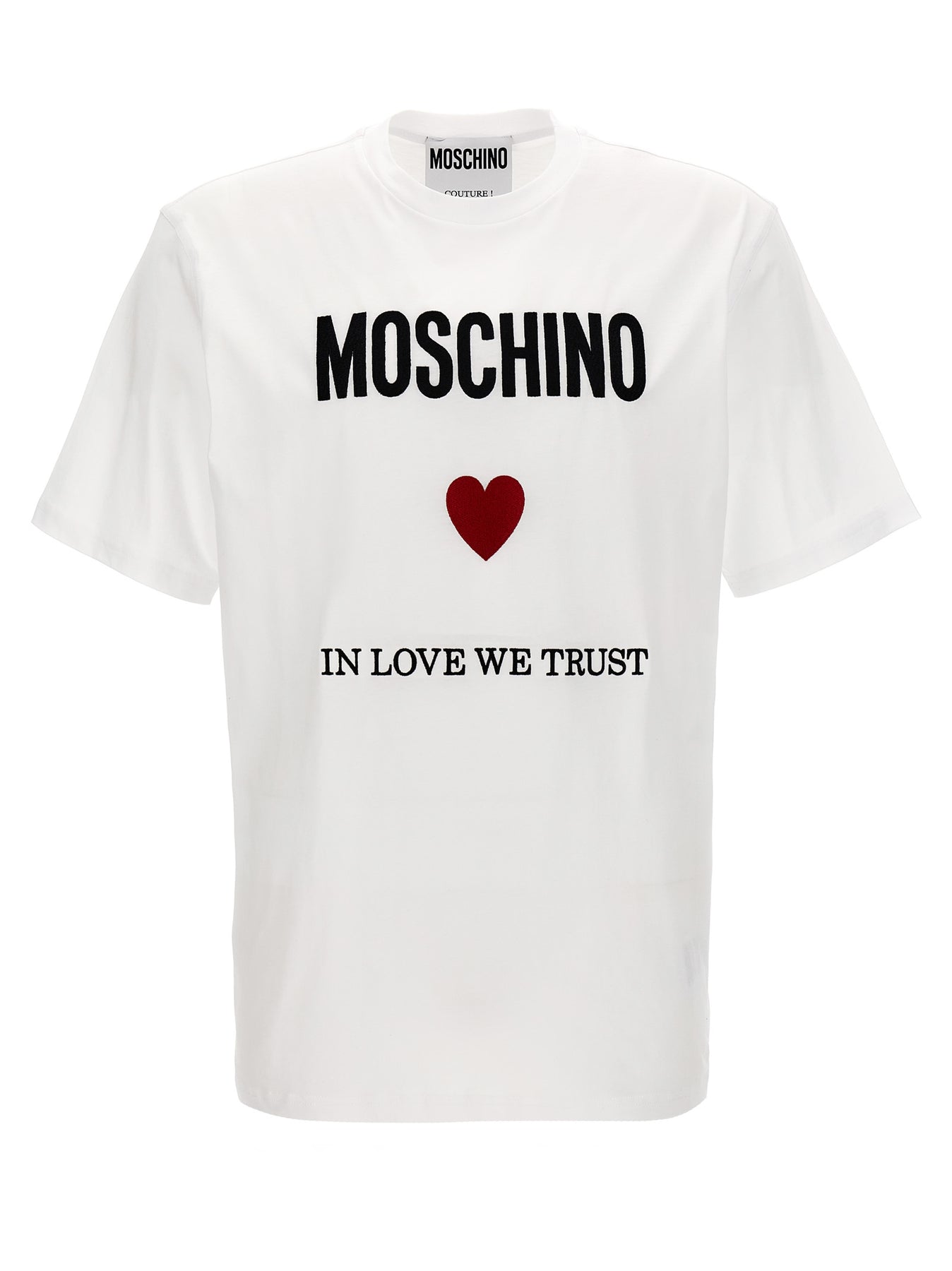Moschino In Love We Trust T-Shirt White - Wanan Luxury