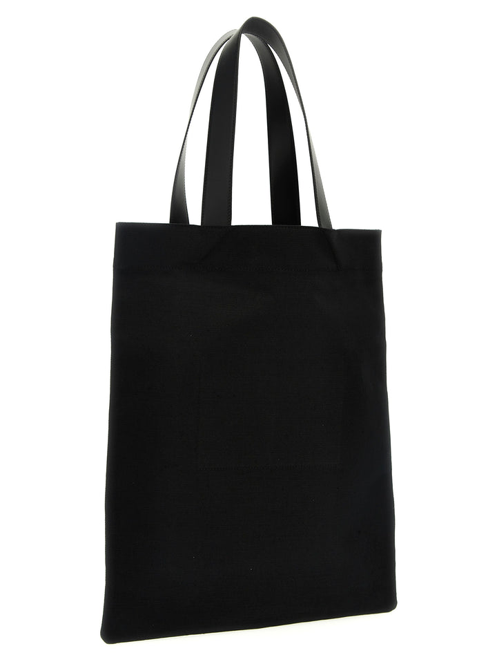 Flat Shopper Tote Bag Black