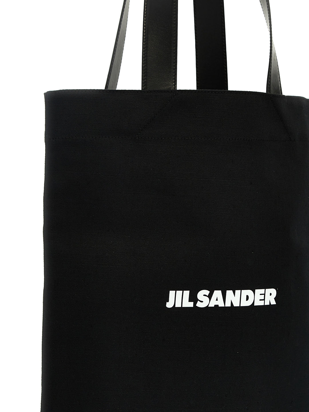 Flat Shopper Tote Bag Black