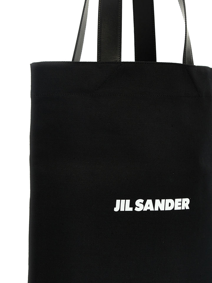 Flat Shopper Tote Bag Black