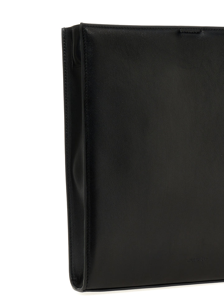 Leather Shoulder Strap Crossbody Bags Black