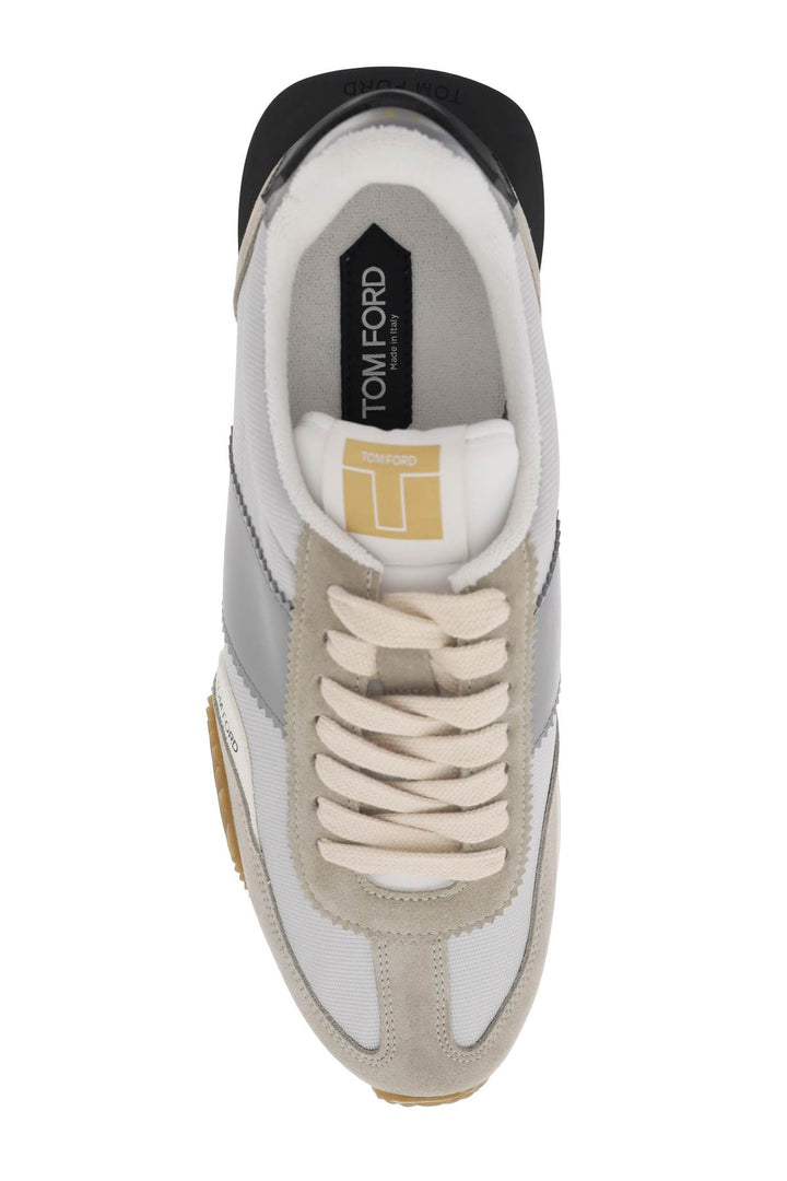 Sneakers James In Lycra E Pelle Scamosciata - Tom Ford - Men