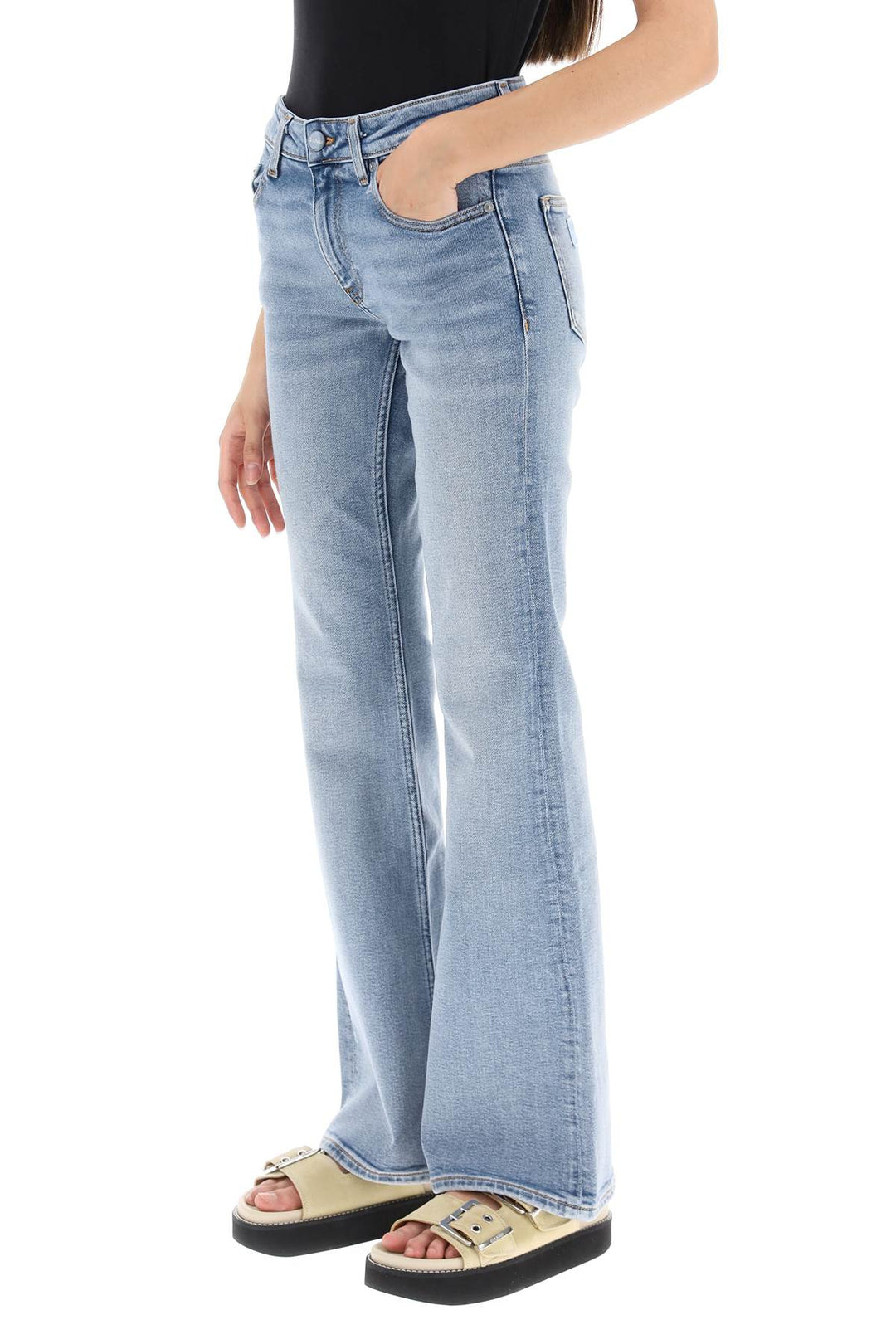 'Iry' Jeans With Light Wash - Ganni - Women