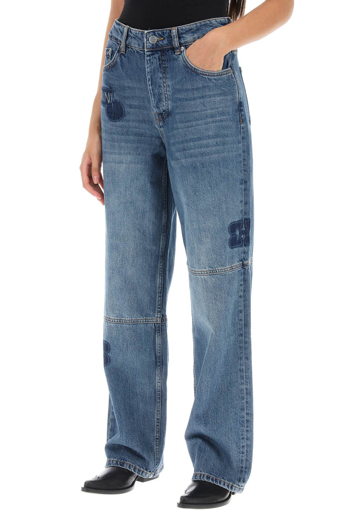 Izey Wide Leg Jeans - Ganni - Women