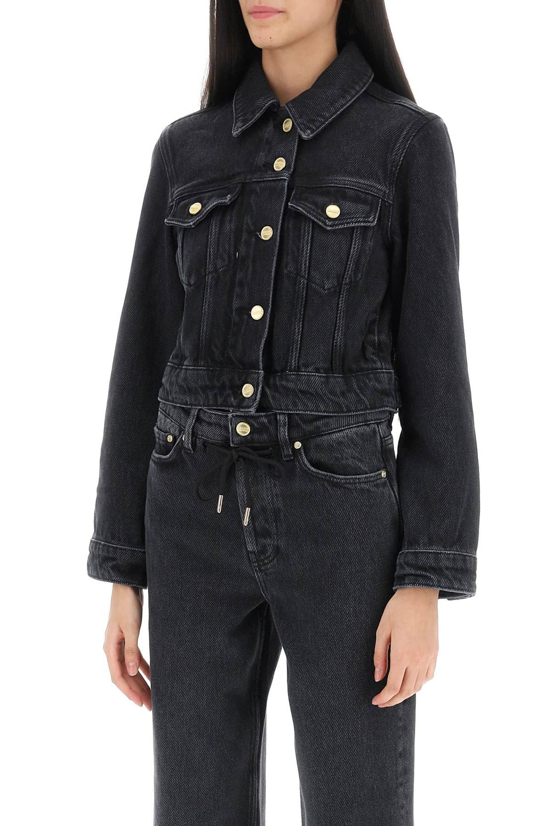 Organic Denim Jacket - Ganni - Women