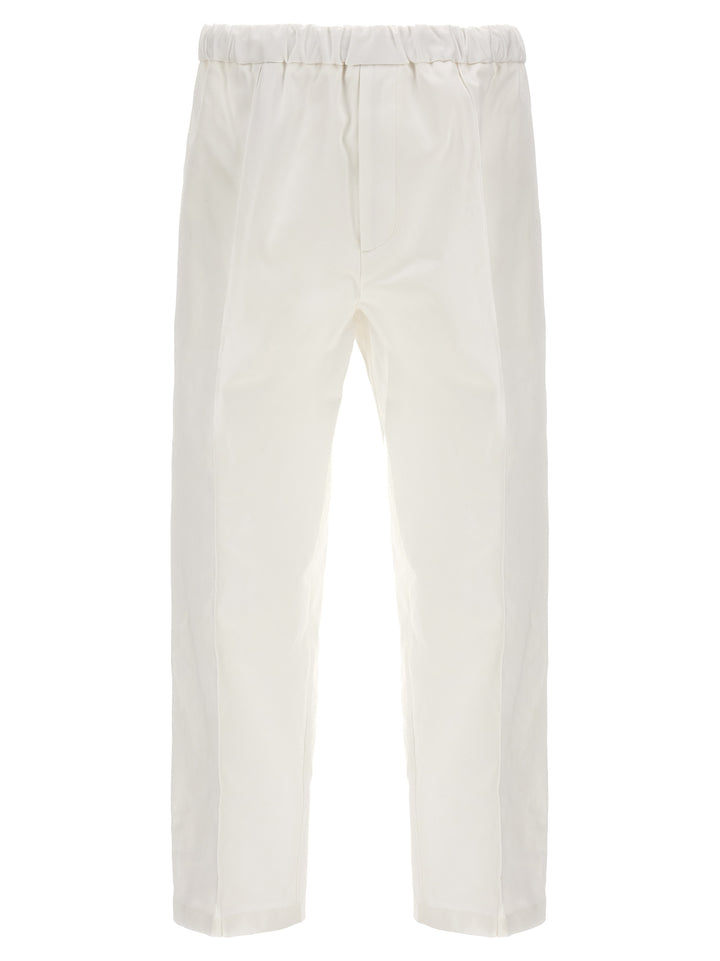 Gabardine Trousers Pants White