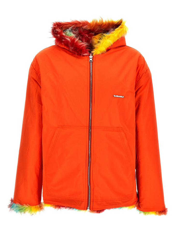 Reversible Hooded Jacket Casual Jackets, Parka Multicolor