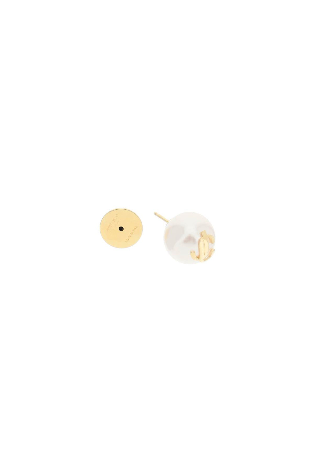 Jc Pearl Studs Earrings - Jimmy Choo - Women