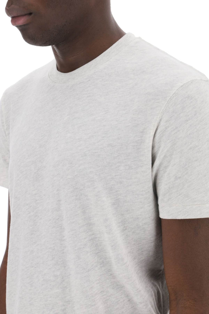 T Shirt Girocollo In Cotone Melange - Tom Ford - Men