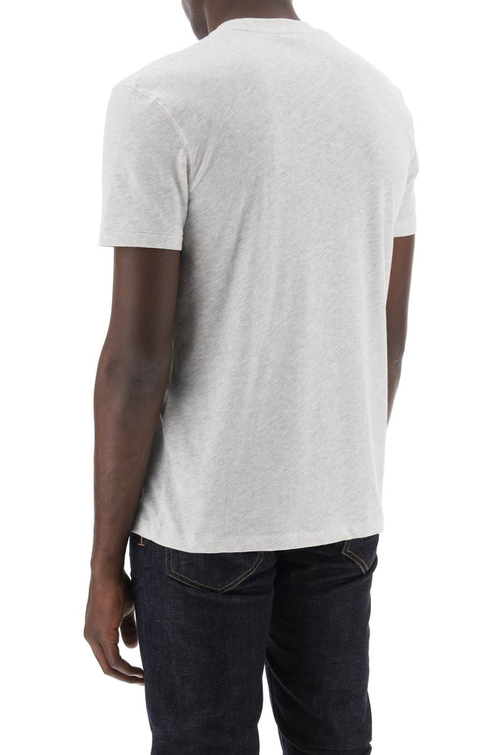 T Shirt Girocollo In Cotone Melange - Tom Ford - Men