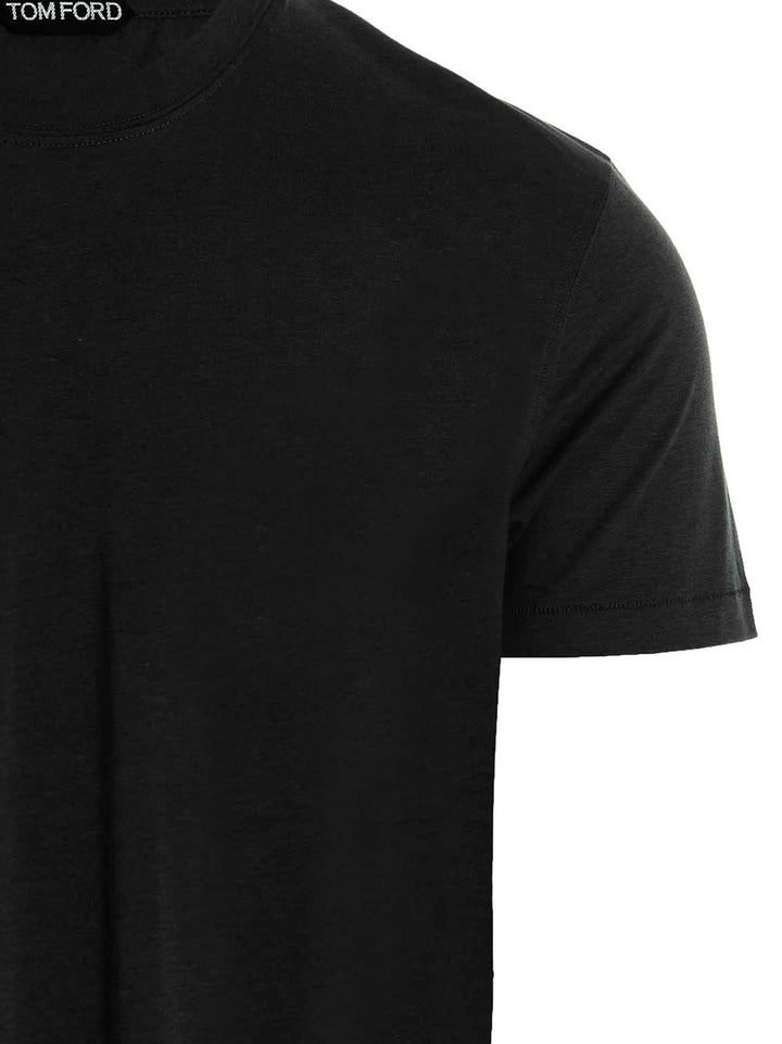 Cotton Lyocell T-Shirt Black